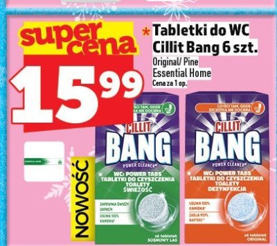 Tabletki do WC Cillit Bang 6 szt. promocja w TOPAZ