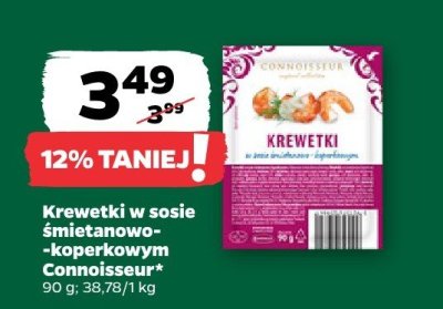 Krewetki w sosie śmietanowo-koperkowym  promocja w Netto