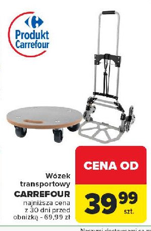 Wózek transportowy składany Carrefour promocja w Carrefour