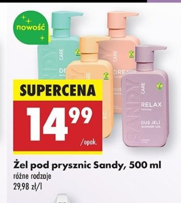 Żel pod prysznic fioletowy Sandy care promocja