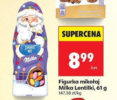Figurka mikołaj Lentilki, 61 g promocja w Biedronka
