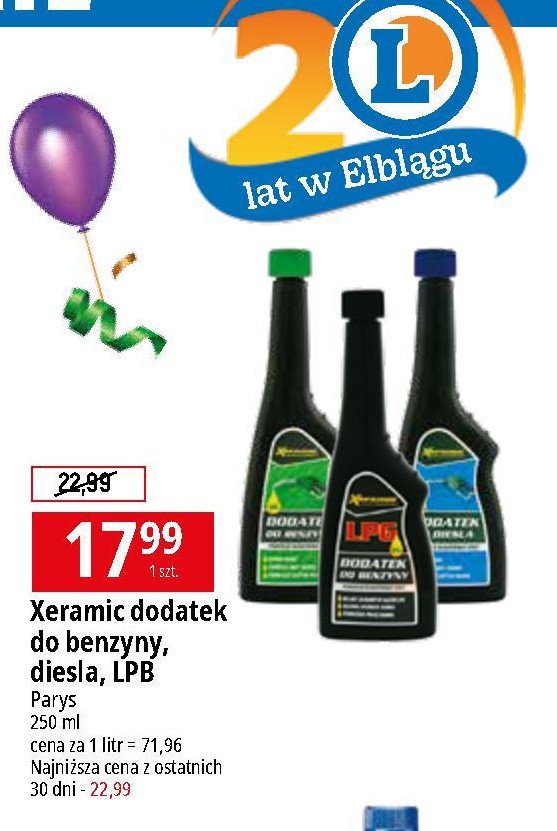Dodatek do benzyny Xeramic promocja