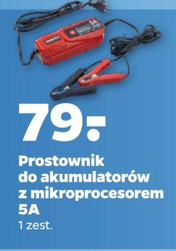 Prostownik do akumulatorów z mikroprocesorem promocja w Netto