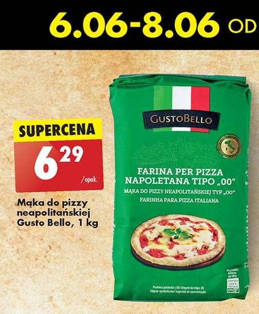 Mąka do pizzy neapolitańskiej Gustobello promocja