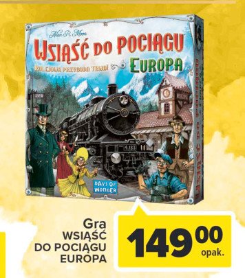 Gra planszowa - wsiąść do pociągu:europa promocja