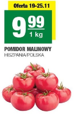 Pomidor malinowy Hiszpania/Polska promocja w SPAR