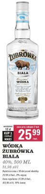 W贸dka 呕ubr贸wka bia艂a promocja