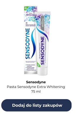 Pasta do zębów Extra Whitening promocja w Dino