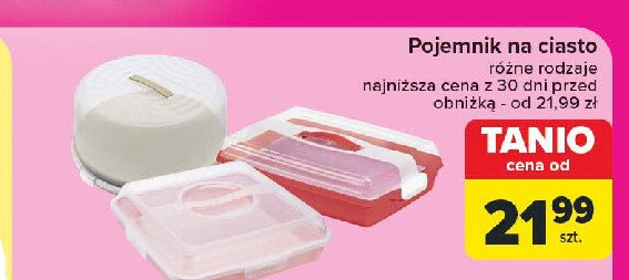 Pojemnik na ciasto okrągły promocja