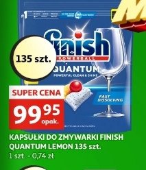 Tabletki do zmywarek regular Finish quantum promocja