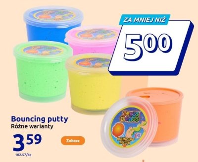 Bouncing putty Różne warianty promocja w Action