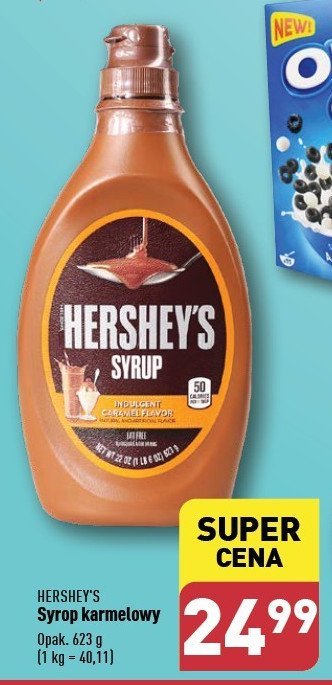 Syrop o smaku karmelowym Hershey's promocja