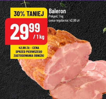 Baleron Pekpol promocja w POLOmarket