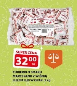 Cukierki o smaku marcepanowym z nadzieniem wi艣niowym Vobro promocja
