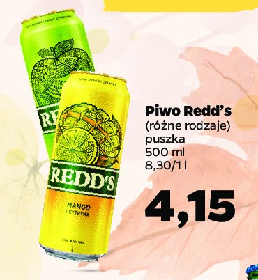 Piwo REDD'S APPLE DRY promocja
