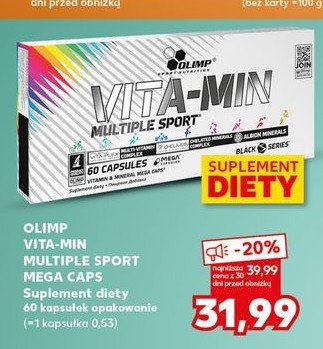 Kapsułki z witaminami Olimp sport nutrition promocja