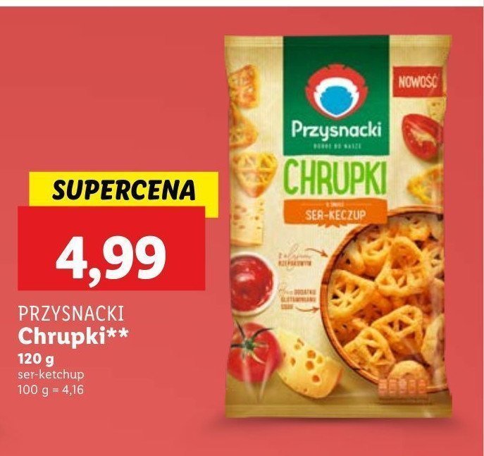Chrupki serowo-ketchupowe Przysnacki promocja