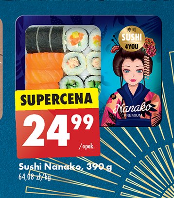 Sushi nanako Sushi 4you promocja
