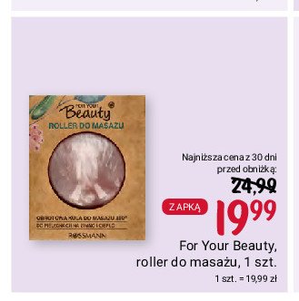 Roller do masażu For your beauty promocja w Rossmann