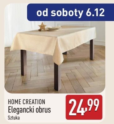 Obrus HOME CREATION Elegancki promocja w Aldi