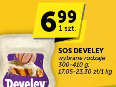 Sos Develey wybrane rodzaje promocja w ABC