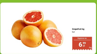 Grapefruit luz promocja w Dino
