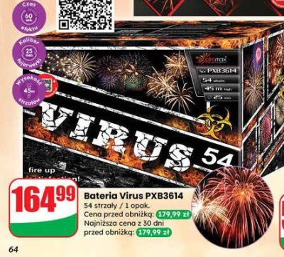 Bateria Virus PXB3614 promocja w Dino