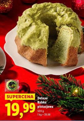 Babka Deluxe pistacjowa promocja w Lidl