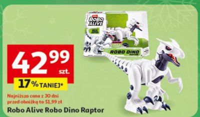 Robo Alive Robo Dino Raptor promocja w Auchan