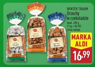 Orzechy WINTER TRAUM Orzechy w czekoladzie promocja w Aldi