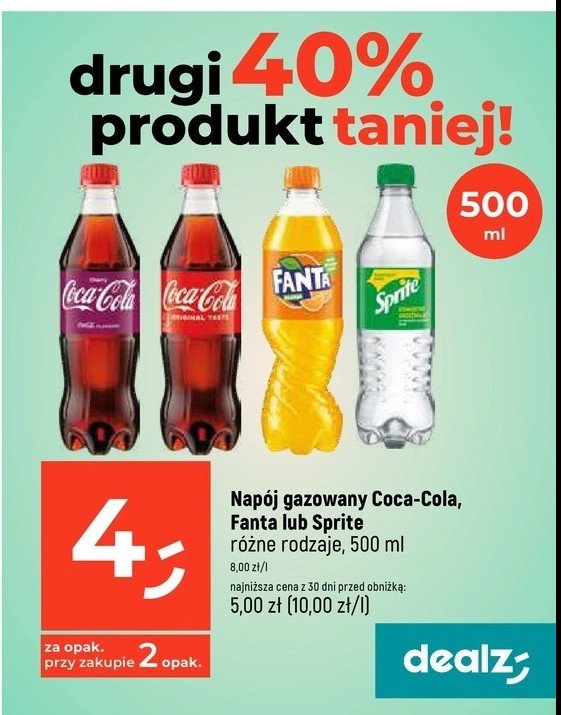 Napój Coca-cola cherry promocja w Dealz
