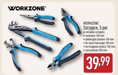 Szczypce, 5 par WORKZONE promocja w Aldi