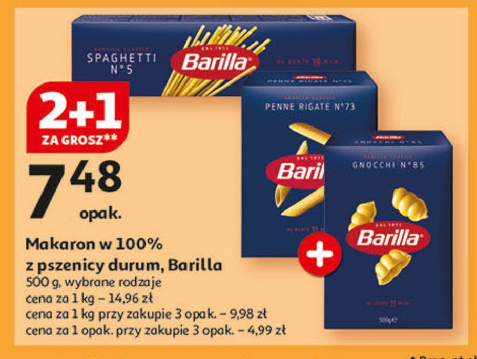 Makaron gnocchi Barilla promocja