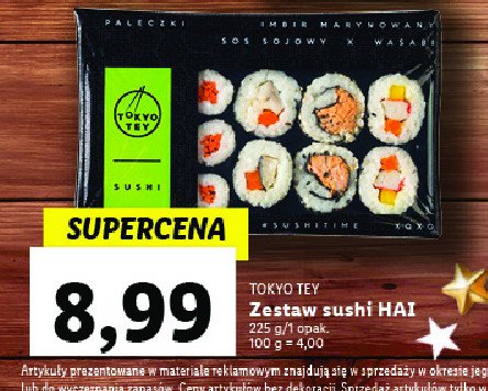 Sushi oishi Tokyo tey promocja