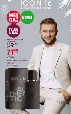 Woda perfumowana ICON16, woda perfumowana, 100 ml promocja w Rossmann