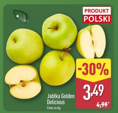 Jabłka Golden Delicious promocja w Aldi