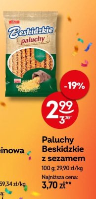 Paluchy Beskidzkie z sezamem promocja w Żabka