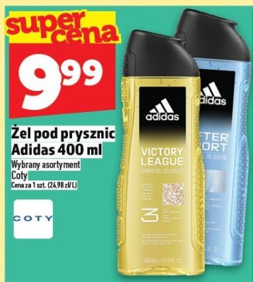 Żel pod prysznic Adidas 400 ml promocja w TOPAZ
