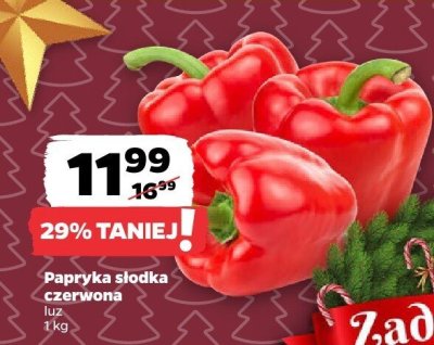 Papryka słodka czerwona promocja w Netto