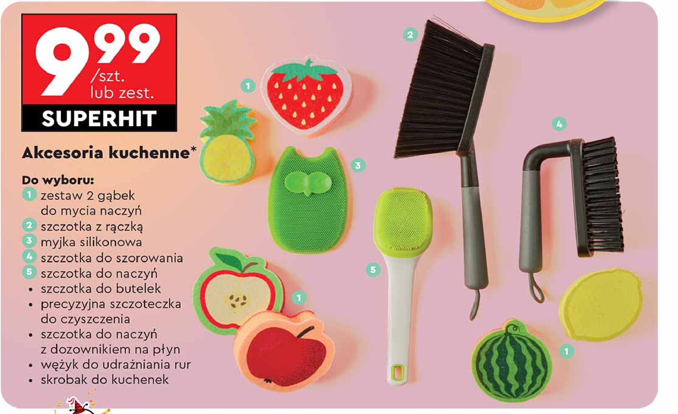Szczotka do butelek Joie promocja w Biedronka