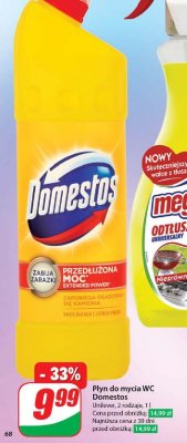P艂yn do wc citrus fresh Domestos promocja