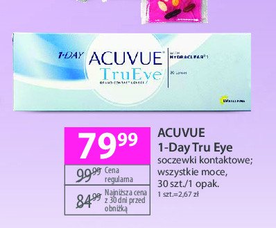 Soczewki jednodniowe Acuvue trueye promocja