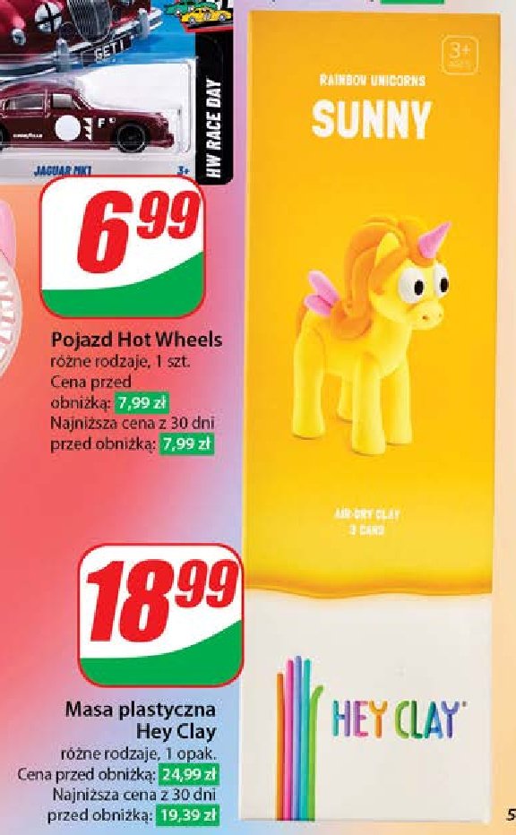 Masa plastyczna sunny Hey clay promocja