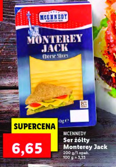 Ser monterey jack Mcennedy promocja