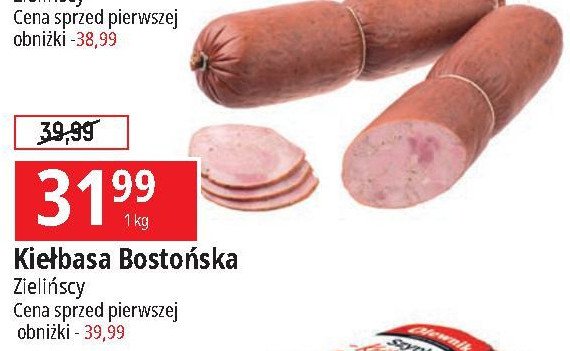 Kiełbasa bostońska ZIELIŃSCY ZIELIŃSCY1 promocja