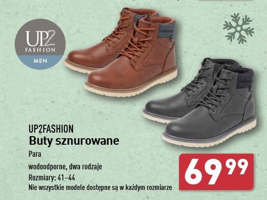 Buty męskie 41-44 Up2fashion promocja w Aldi