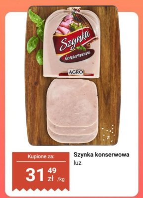 Szynka konserwowa promocja w Dino