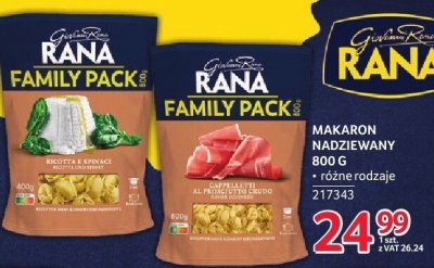 Makaron nadziewany 800 g różne rodzaje promocja w Selgros