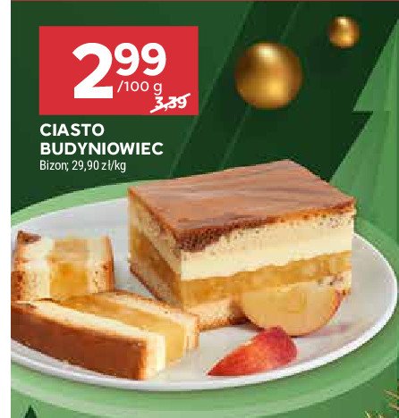 Ciasto budyniowiec Bizon promocja