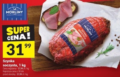 Szynka soczysta, 1 kg promocja w Twój Market